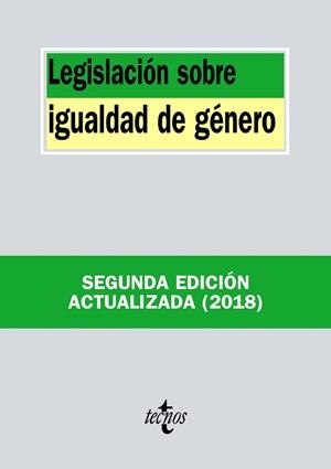 LEGISLACIÓN SOBRE IGUALDAD DE GÉNERO | 9788430963447 | EDITORIAL TECNOS