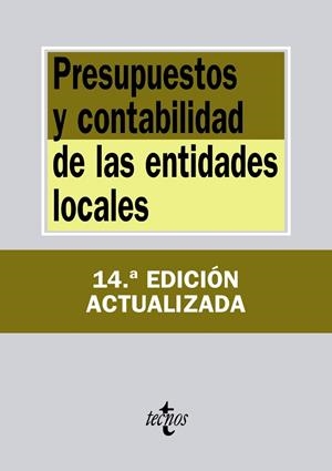 PRESUPUESTOS Y CONTABILIDAD DE LAS ENTIDADES LOCALES | 9788430964574 | EDITORIAL TECNOS