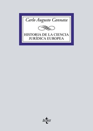 HISTORIA DE LA CIENCIA JURÍDICA EUROPEA | 9788430929269 | CANNATA, CARLO AUGUSTO