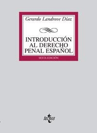INTRODUCCIÓN AL DERECHO PENAL ESPAÑOL | 9788430941926 | LANDROVE DÍAZ, GERARDO