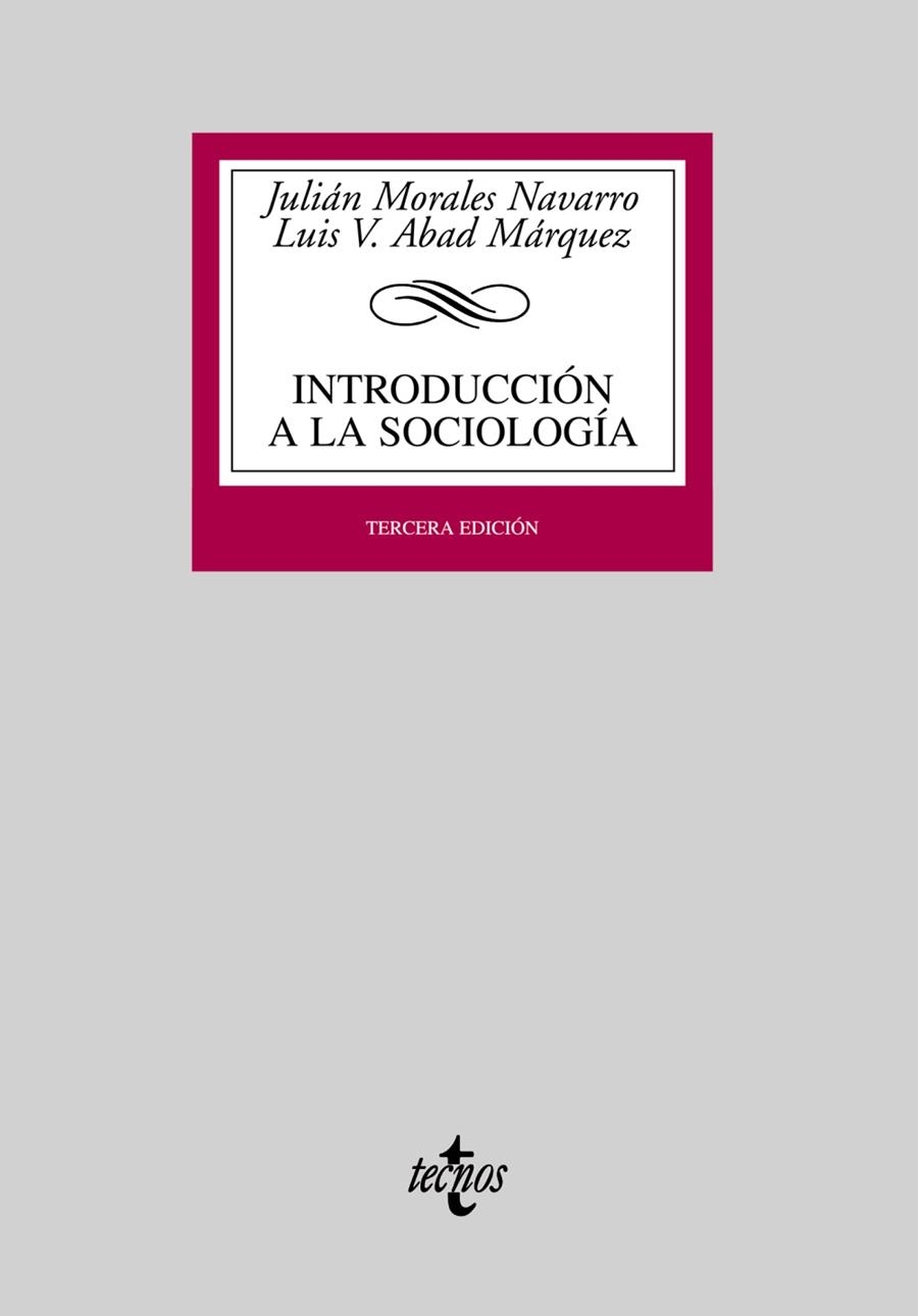 INTRODUCCIÓN A LA SOCIOLOGÍA | 9788430945870 | MORALES NAVARRO, JULIÁN;ABAD MÁRQUEZ, LUIS V.