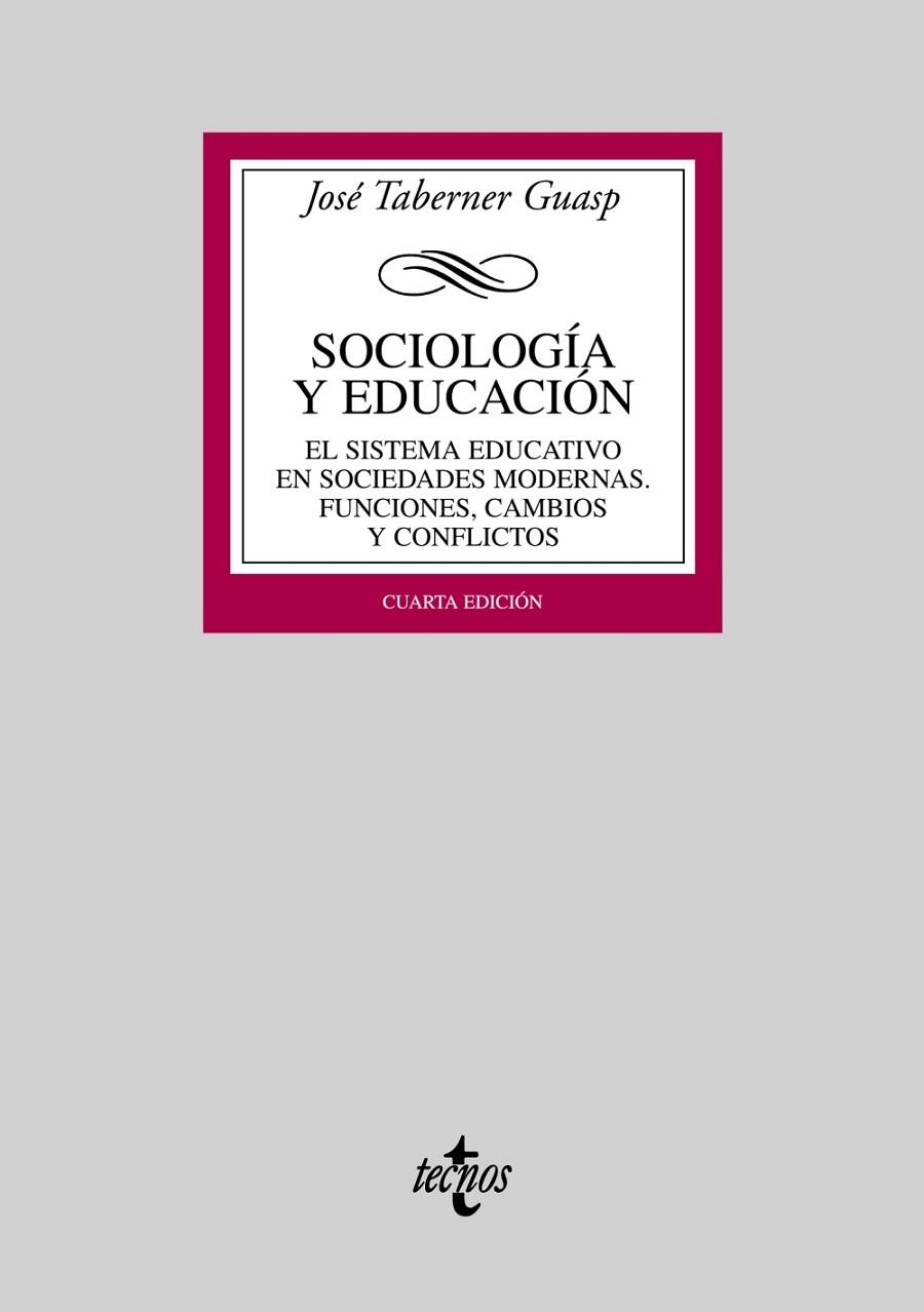 SOCIOLOGÍA Y EDUCACIÓN | 9788430946808 | TABERNER GUASP, JOSÉ