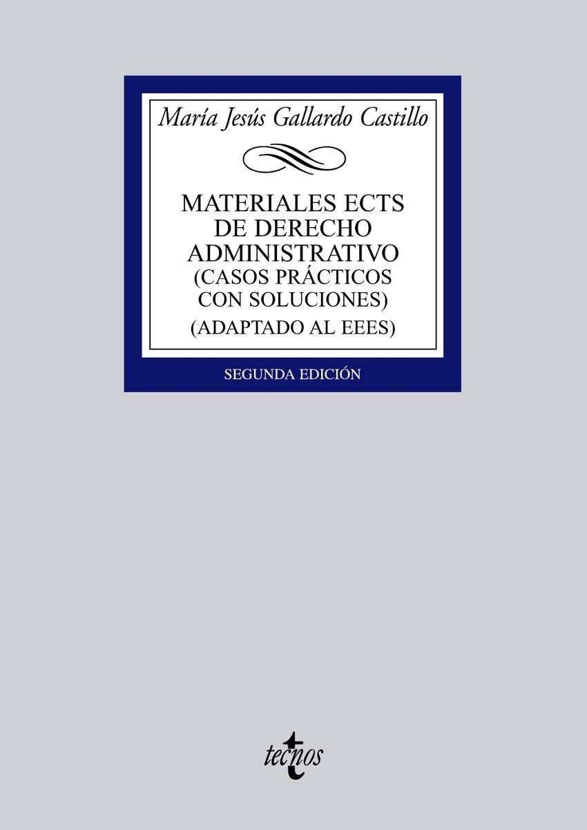 MATERIALES ECTS DE DERECHO ADMINISTRATIVO | 9788430953356 | GALLARDO CASTILLO, MARÍA JESÚS