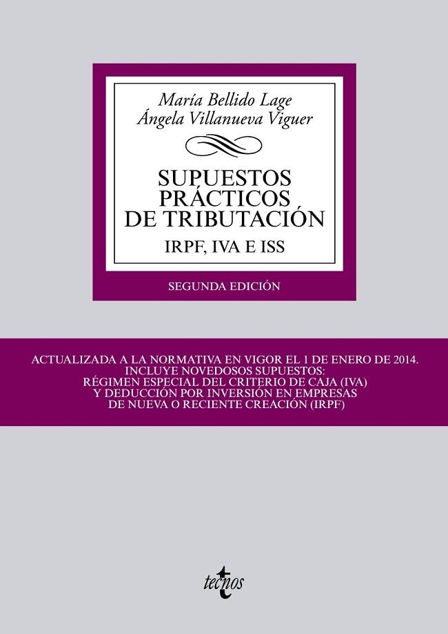SUPUESTOS PRÁCTICOS DE TRIBUTACIÓN | 9788430962488 | BELLIDO LAGE, MARÍA;VILLANUEVA VIGUER, ÁNGELA