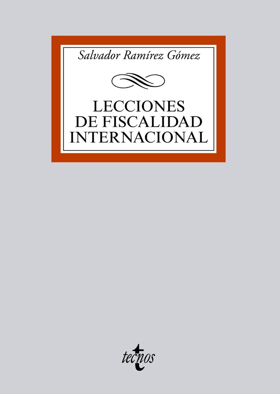 LECCIONES DE FISCALIDAD INTERNACIONAL | 9788430962747 | RAMÍREZ GÓMEZ, SALVADOR