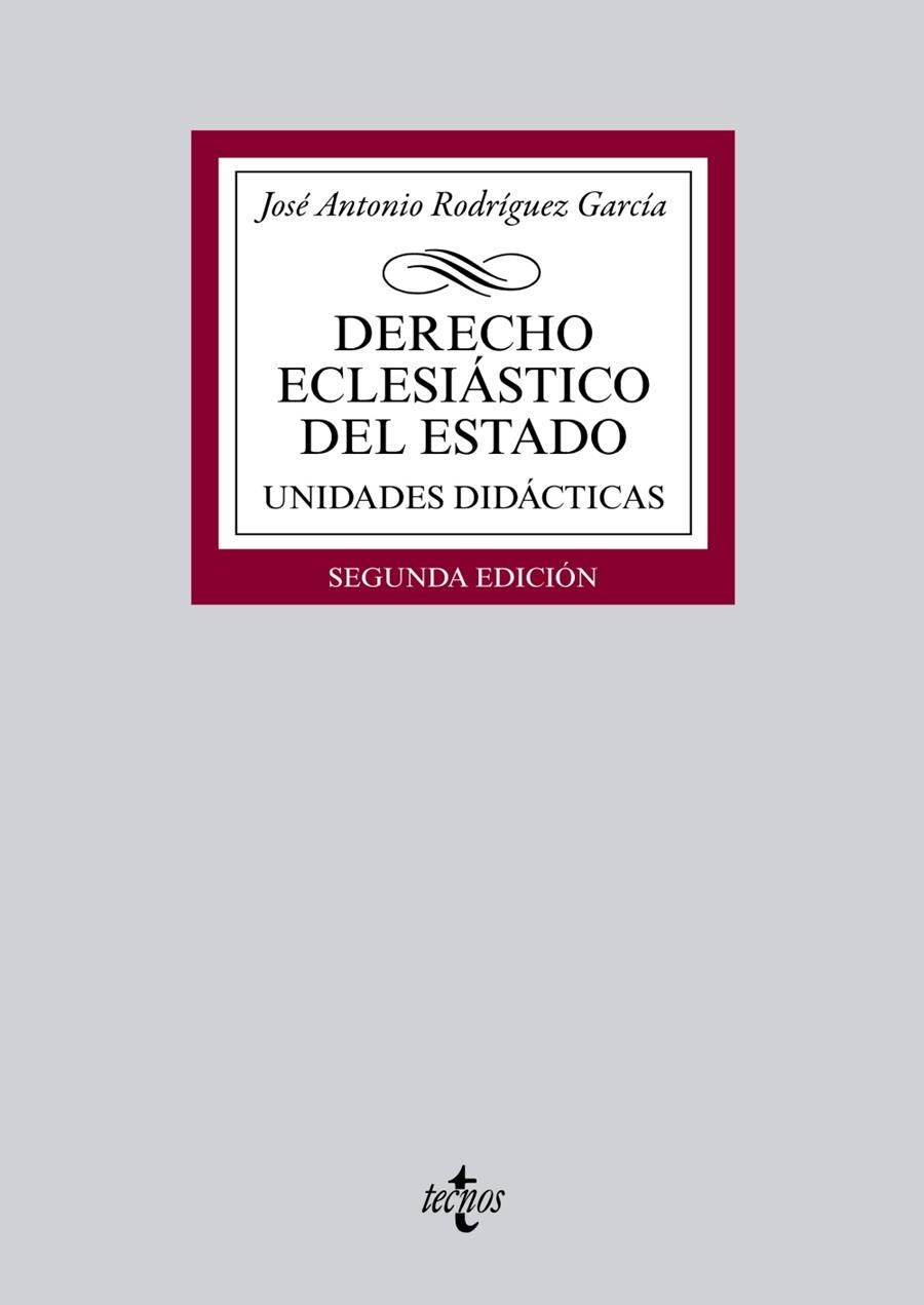 DERECHO ECLESIÁSTICO DEL ESTADO | 9788430966011 | RODRÍGUEZ GARCÍA, JOSÉ ANTONIO