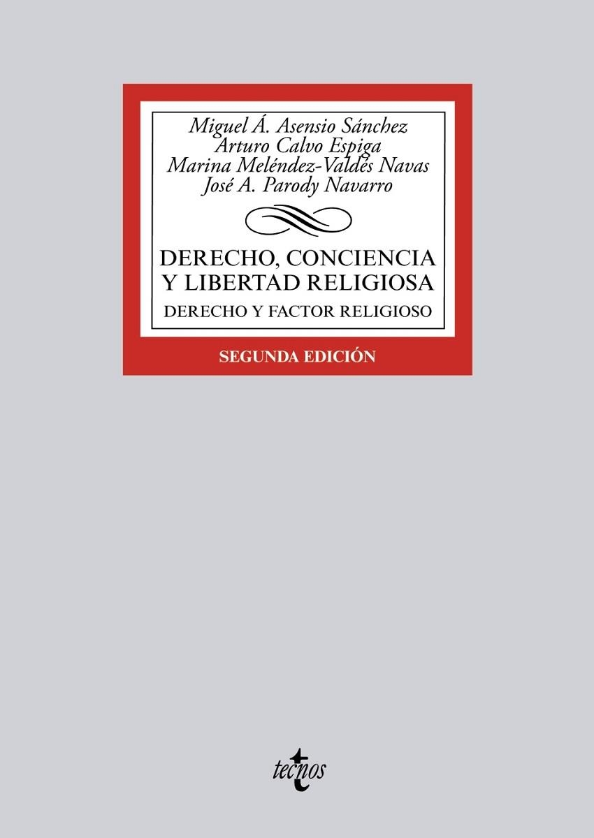 DERECHO, CONCIENCIA Y LIBERTAD RELIGIOSA | 9788430966264 | ASENSIO SÁNCHEZ, MIGUEL A.;CALVO ESPIGA, ARTURO;MELÈNDEZ-VALDÉS NAVAS, MARINA;PARODY NAVARRO, JOSÉ A