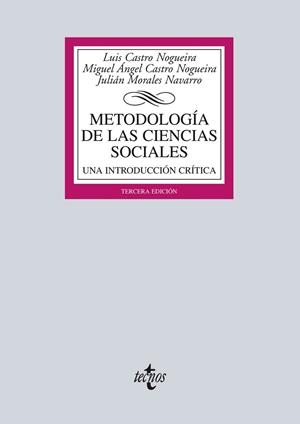 METODOLOGÍA DE LAS CIENCIAS SOCIALES | 9788430966349 | CASTRO NOGUEIRA, LUIS;CASTRO NOGUEIRA, MIGUEL ÁNGEL;MORALES NAVARRO, JULIÁN;LIZCANO, EMMANUEL