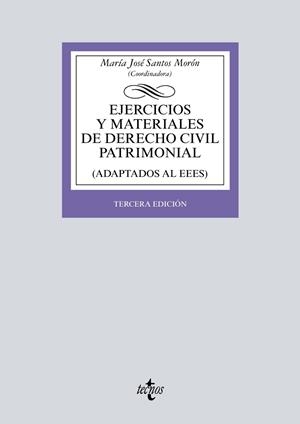 EJERCICIOS Y MATERIALES DE DERECHO CIVIL PATRIMONIAL | 9788430972104 | SANTOS MORÓN, MARÍA JOSÉ;BERGEL SAINZ DE BARANDA, YOLANDA;MARTÍN SALAMANCA, SARA;MATO PACÍN, NATALIA