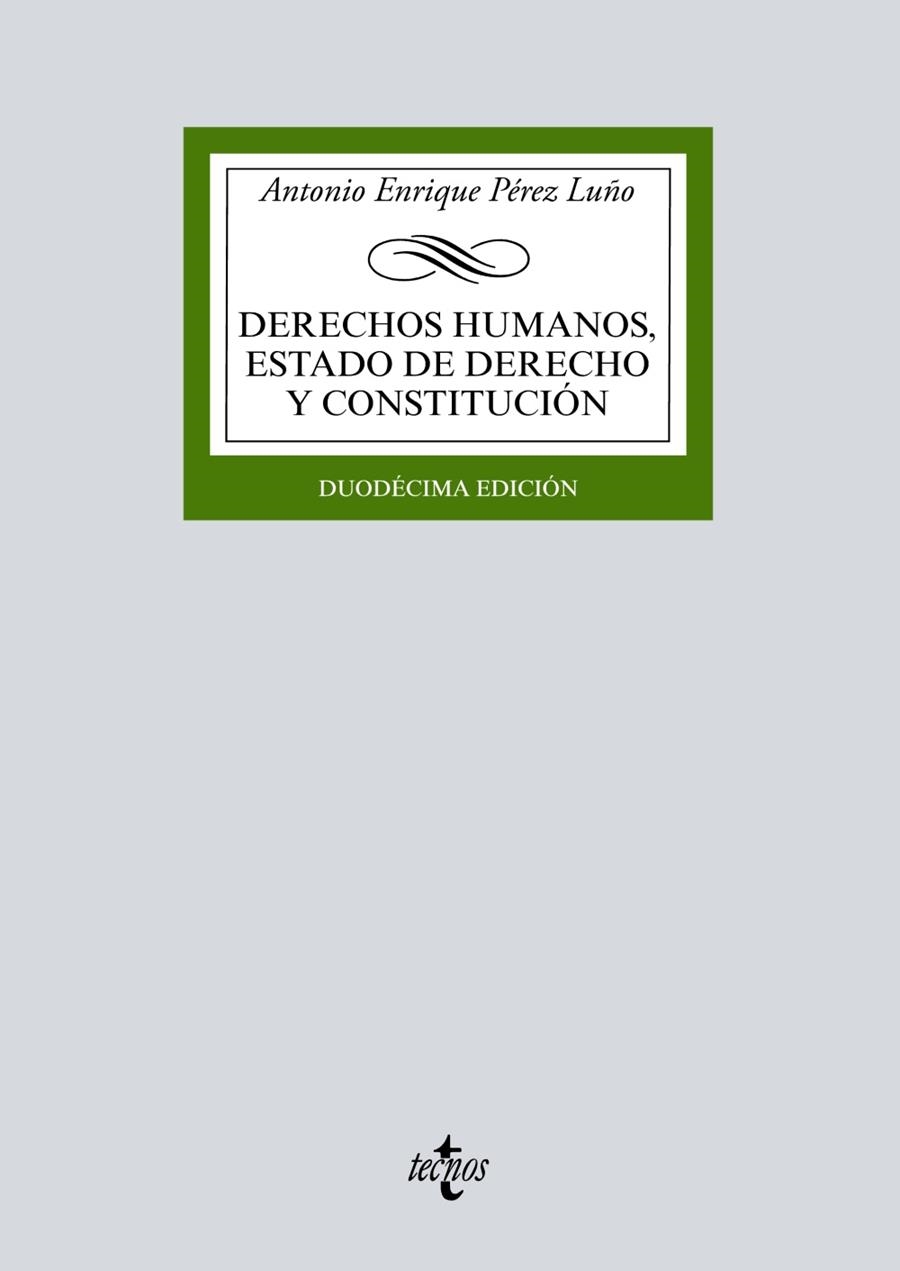 DERECHOS HUMANOS, ESTADO DE DERECHO Y CONSTITUCIÓN | 9788430974511 | PÉREZ LUÑO, ANTONIO ENRIQUE