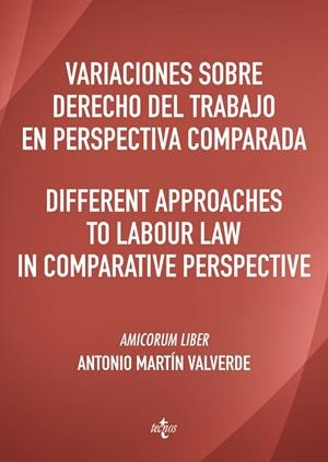 VARIACIONES SOBRE DERECHO DEL TRABAJO EN PERSPECTIVA COMPARADA. DIFFERENT APPROACHES TO LABOUR LAW IN COMPARATIVE PERSPECTIVE | 9788430966936 | CARAY-HALL, JO;DÄUBLER, WOLFGANG;GOLDIN, ADRIÁN;HERNÁNDEZ ÁLVAREZ, ÓSCAR;LABORDE, JEAN-PIERRE;MASCAR