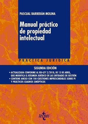 MANUAL PRÁCTICO DE PROPIEDAD INTELECTUAL | 9788430974177 | BARBERÁN MOLINA, PASCUAL