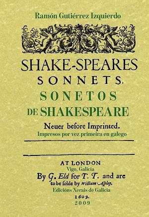 SONETOS DE SHAKESPEARE | 9788499142487 | GUTIÉRREZ IZQUIERDO, RAMÓN