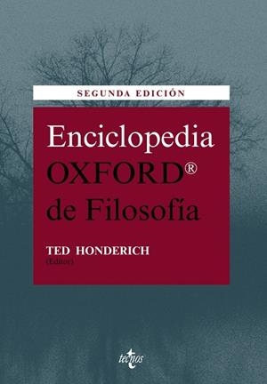 ENCICLOPEDIA OXFORD DE FILOSOFÍA | 9788430947805
