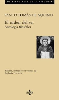 EL ORDEN DEL SER | 9788430939626 | AQUINO, SANTO TOMÁS DE