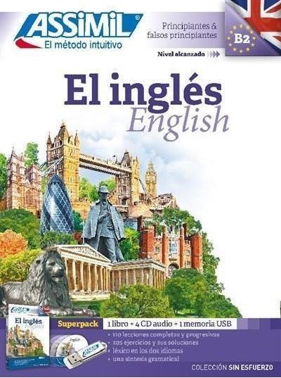 INGLES ASSIMIL (LIBRO + 4 CD AUDIO + USB) | 9782700581140 | VVAA