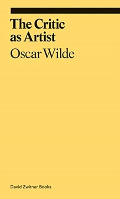 THE CRITIC AS ARTIST | 9781644230039 | OSCAR WILDE