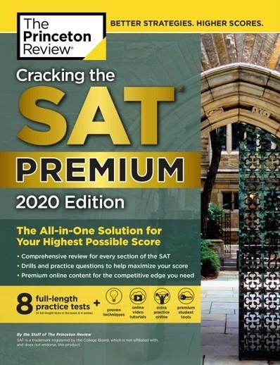SAT CRACKING THE, PREMIUM EDITION WITH 8 PRACTICE T | 9780525568070 | PRINCETON REVIEW