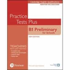 PET B1 PRELIMINARY FOR SCHOOLS PRACTICE TESTS PLUS STUDENT NO KEY | 9781292282169