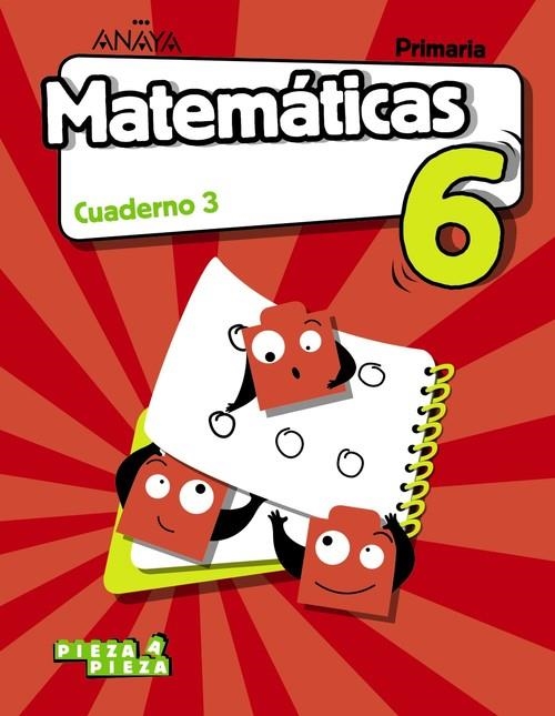 MATEMÁTICAS 6. CUADERNO 3. | 9788469854198 | GONZÁLEZ MARTEL, DÁCIL