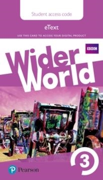 WIDER WORLD 3 EBOOK STUDENTS' ACCESS CARD | 9781292106823