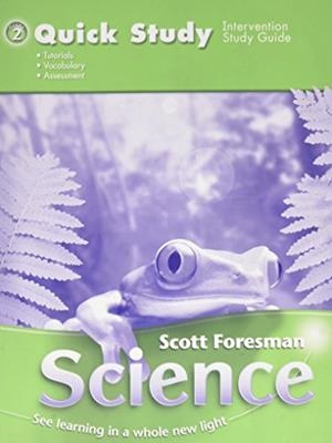 SCOTT FORESMAN SCIENCE 2006 QUICK STUDY GRADE 2 | 9780328145744 | SIN DETERMINAR
