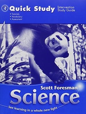 SCOTT FORESMAN SCIENCE 2006 QUICK STUDY GRADE 4 | 9780328145768 | SIN DETERMINAR