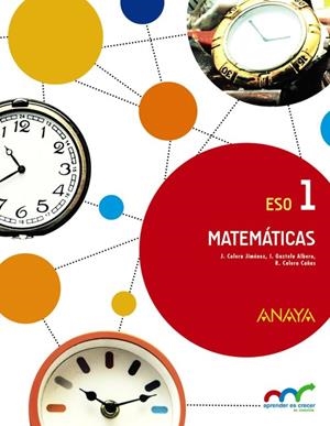 MATEMÁTICAS 1. | 9788467850727 | COLERA JIMÉNEZ, JOSÉ;GAZTELU ALBERO, IGNACIO;COLERA CAÑAS, RAMÓN