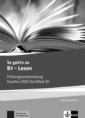 SO GEHT'S ZU B1 LESEN - GUÍA DIDÁCTICA | 9783126750271