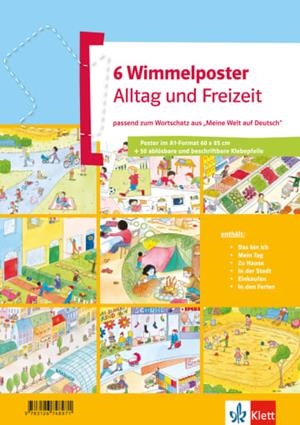 WIMMELPOSTER-SET "ALLTAG UND FREIZEIT"-A1-A2 | 9783126748971