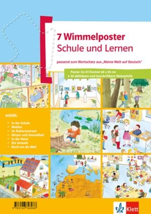 WIMMELPOSTER-SET "SCHULE UND LERNEN" -A1-A2 | 9783126748988