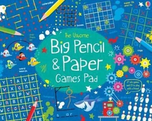 BIG PENCIL AND PAPER GAMES PAD | 9781474921374 | SIMON TUDHOPE