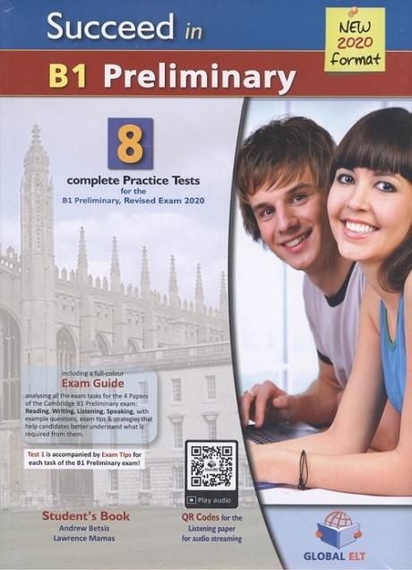 PET SUCCEED IN B1 PRELIMINARY (NEW 2020 FORMAT) SELF STUDY EDITION | 9781781646557