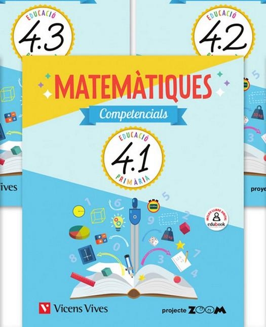 MATEMÀTIQUES COMPETENCIALS 4. LLIBRE 1, 2 I 3. (P. ZOOM) | 9788468260921 | J. FRAILE