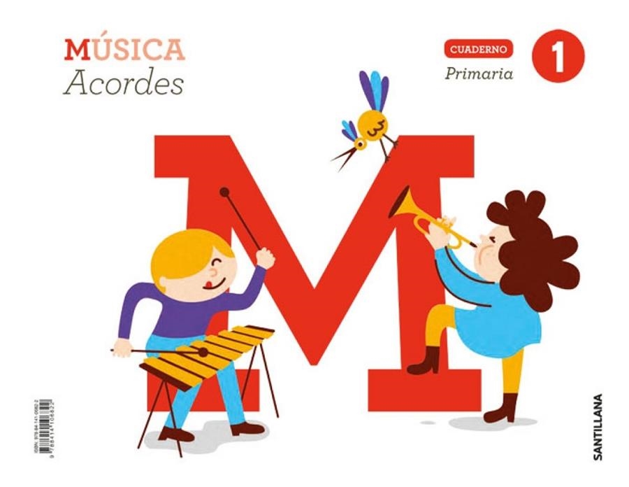 CUADERNO MUSICA ACORDES 1 PRIMARIA | 9788414106822 | VARIOS AUTORES