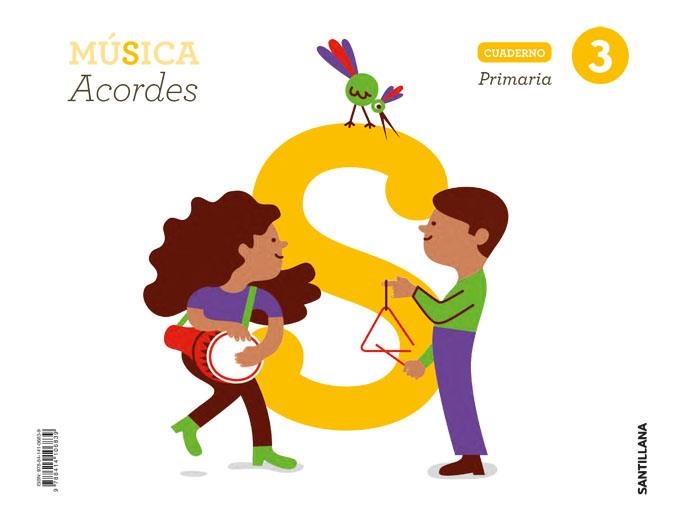CUADERNO MUSICA  ACORDES 3 PRIMARIA | 9788414106839 | VARIOS AUTORES
