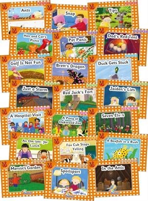 JOLLY PHONICS ORANGE LEVEL READERS COMPLETE SET | 9781844145812