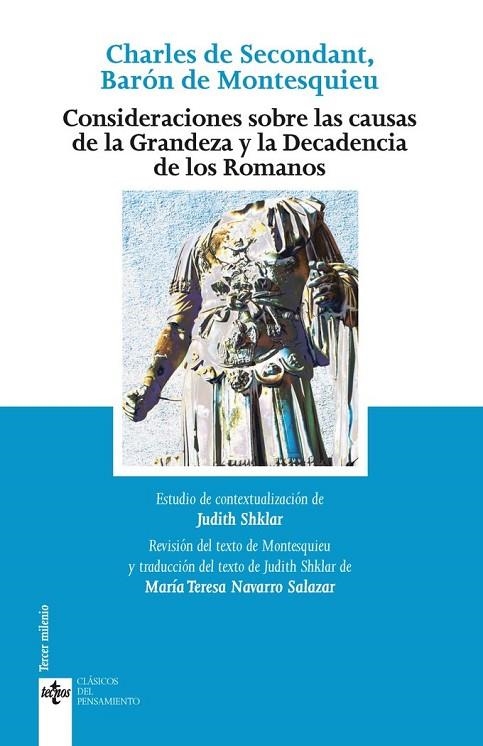 CONSIDERACIONES SOBRE LAS CAUSAS DE LA GRANDEZA Y DECADENCIA DE LOS ROMANOS | 9788430976799