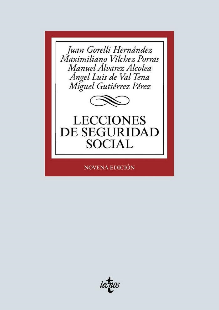 LECCIONES DE SEGURIDAD SOCIAL | 9788430977413