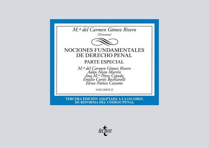 NOCIONES FUNDAMENTALES DE DERECHO PENAL | 9788430976522