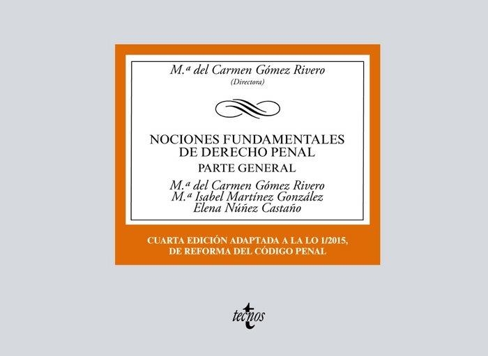 NOCIONES FUNDAMENTALES DE DERECHO PENAL | 9788430974634