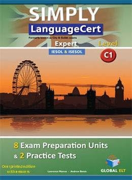 SIMPLY LANGUAGECERT - CEFR C1 - PREPARATION & PRACTICE TESTS  - TB | 9781781644690