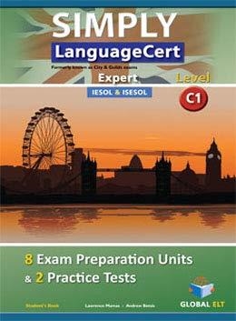 SIMPLY LANGUAGECERT - CEFR C1 - PREPARATION & PRACTICE TESTS  - SB | 9781781644669