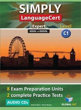 SIMPLY LANGUAGECERT - CEFR C1 - PREPARATION & PRACTICE TESTS  - CDS | 9781781644683