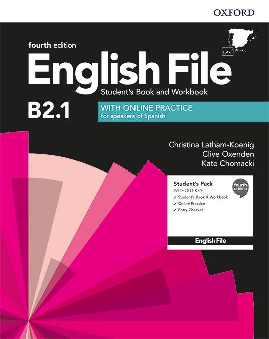 ENGLISH FILE 4E INTERMEDIATE PLUS B2.1 SB+WB NO KEY | 9780194038744 | CLIVE OXENDEN/CHRISTINA LATHAN-KOENIG