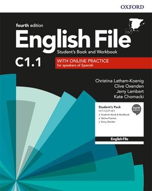 ENGLISH FILE 4E ADVANCED C1.1 SB+WB NO KEY | 9780194037914 | CLIVE OXENDEN/CHRISTINA LATHAN-KOENIG