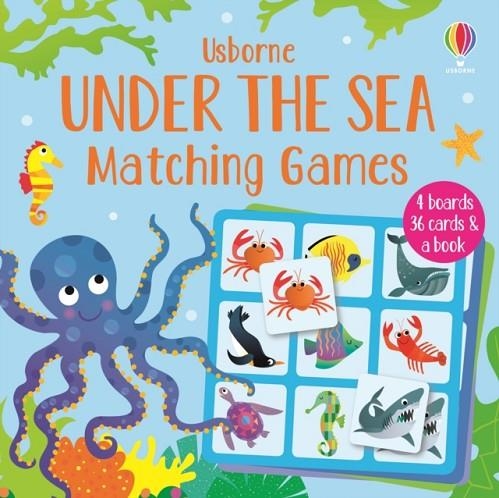 UNDER THE SEA MATCHING GAMES | 9781474969475 | KATE NOLAN