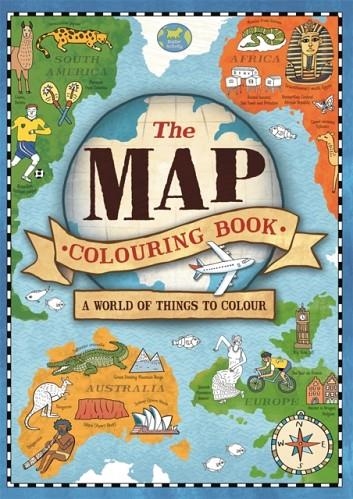 THE MAP COLOURING BOOK | 9781780557298 | NATALIE HUGHES