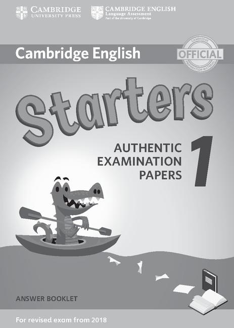 YLE CAMBRIDGE STARTERS (2018) 1 ANSWER BOOKLET | 9781316635933 | CAMBRIDGE ENGLISH LANGUAGE ASSESSMENT