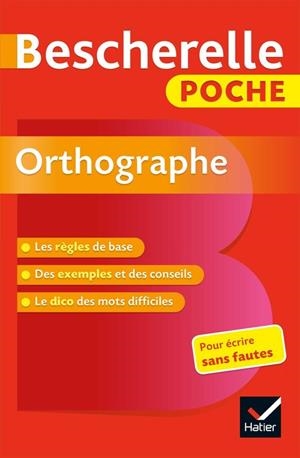 BESCHERELLE POCHE - ORTHOGRAPHE | 9782401044630